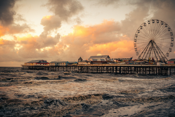 Blackpool Piers, UK