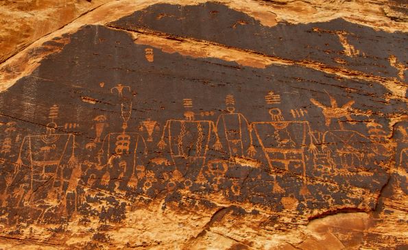 Kachina Petroglyph Panel, Bears Ears National Monument, Utah