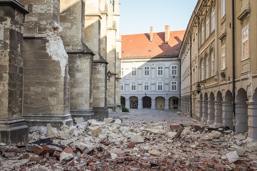 croatia earthquake crisis response building damage